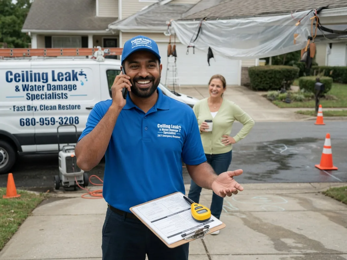Ceiling Leak Cleanup Marysville, OH FAQs